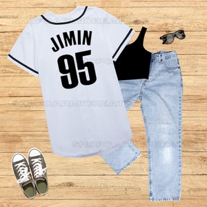 JIMIN Bias | Baseball Jersey | Unisex | Bangtan Jersey| Army | Busan | KPop Fanmade Merch
