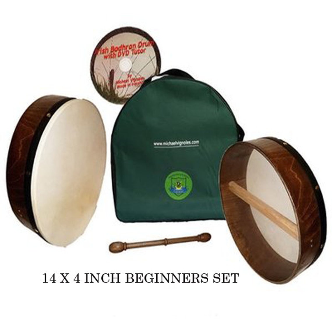 Hand Made Irish Bodhran Drum 14 Etsy