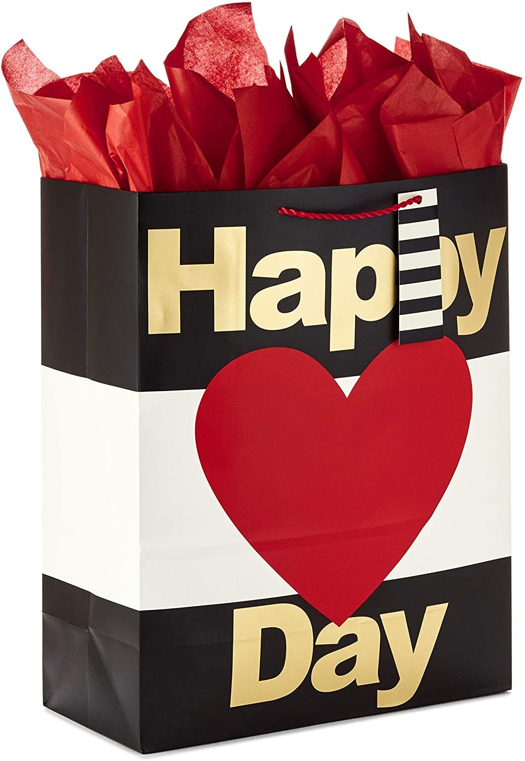 Hallmark 15 Extra Large Gift Bag with Tissue Paper (Two Hearts, One Love  Black and Gold) for Weddings, Anniversaries, Engagements, Valentine's Day -  Yahoo Shopping