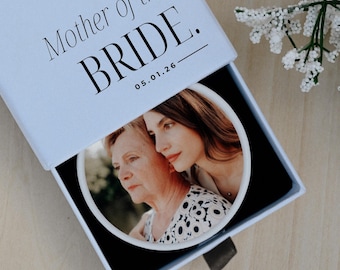 Personalized Compact Mirror | Mother of the Bride Gift from Bride, Mother in Law Wedding Gift, Mother of the Groom Gift from Bride