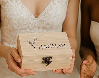 Bridesmaid wooden box, Will you be my bridesmaid box, Bridesmaid proposal box set, Asking bridesmaid gift, Bridesmaid Jewelry Box