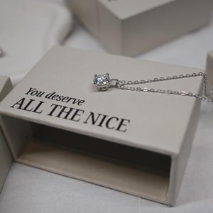 1.00 CT Certified Moissanite Pendant