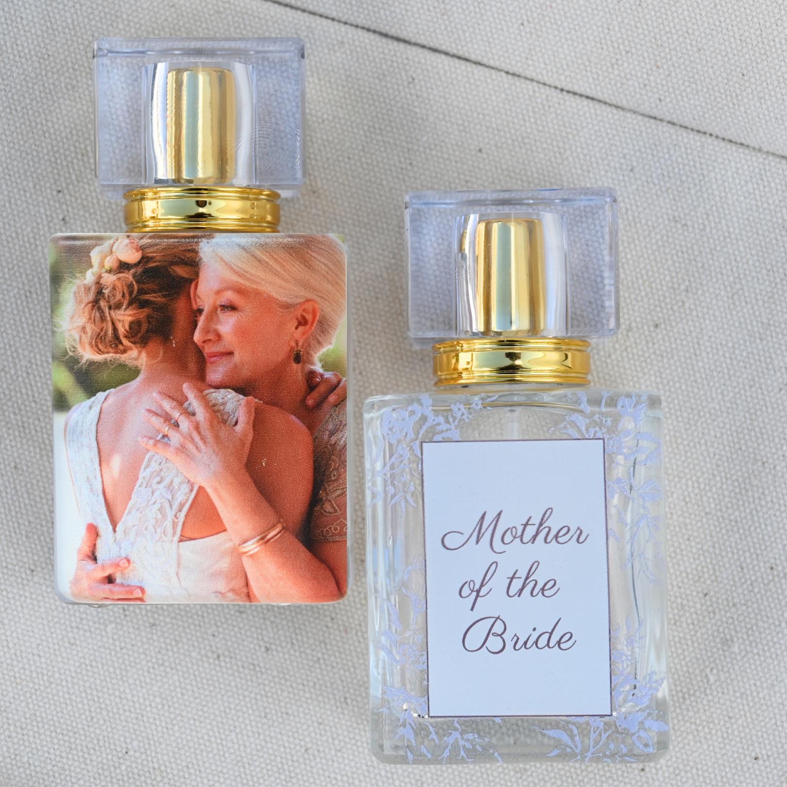 Custom Photo Perfume Bottle | Mother of the Bride Gift from Bride, Mother in Law Wedding Gift, Mother of the Groom Gift from Bride