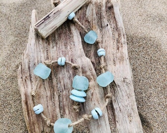 Sea Glass Style Suncatcher: Driftwood Beach Decor