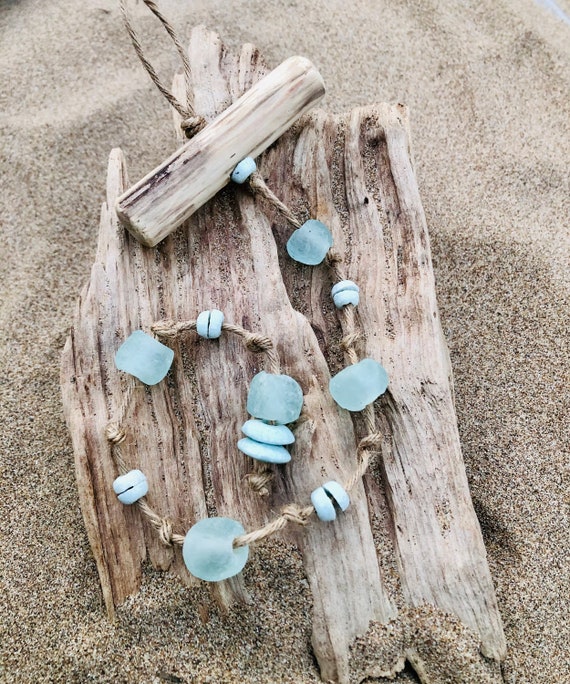 Sea Glass Style Suncatcher: Driftwood Beach Decor