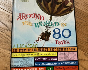 MICHAEL TODD'S Around The World In 80 Days - Ed., Art Cohn; fwd. - Edward R. Murrow:  Great Photos of Old Hollywood - Plus Rare EPHEMERA!