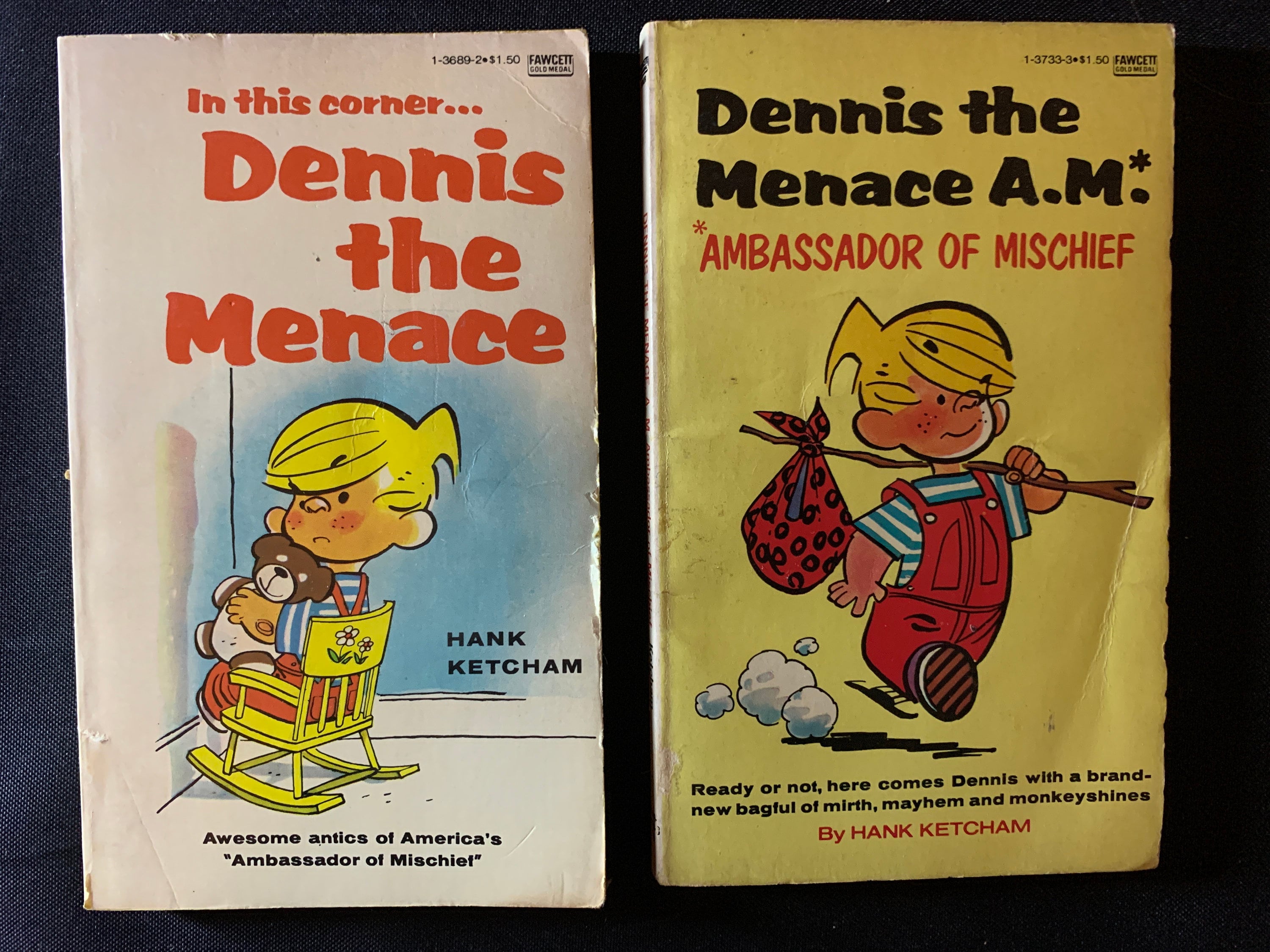 DENNIS THE MENACE Two Vintage Paperbacks Etsy Canada