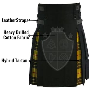 Hybrid Tartan Utility Kilt: Custom Scottish Style with Pockets