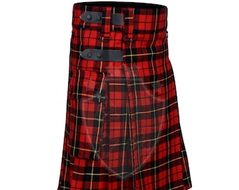 Kilt utilitaire tartan pour homme Kilt écossais traditionnel des Highlands pour homme Disponible en tartans clan