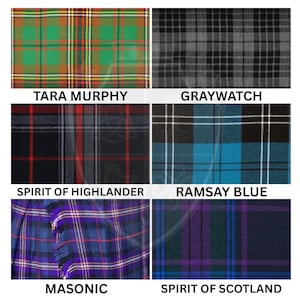 Scottish Men's Custom Tartan Pants Handmade Dress Tartan Pants Highland Tartan Trousers For Men's Available in 50+ Tartans image 5