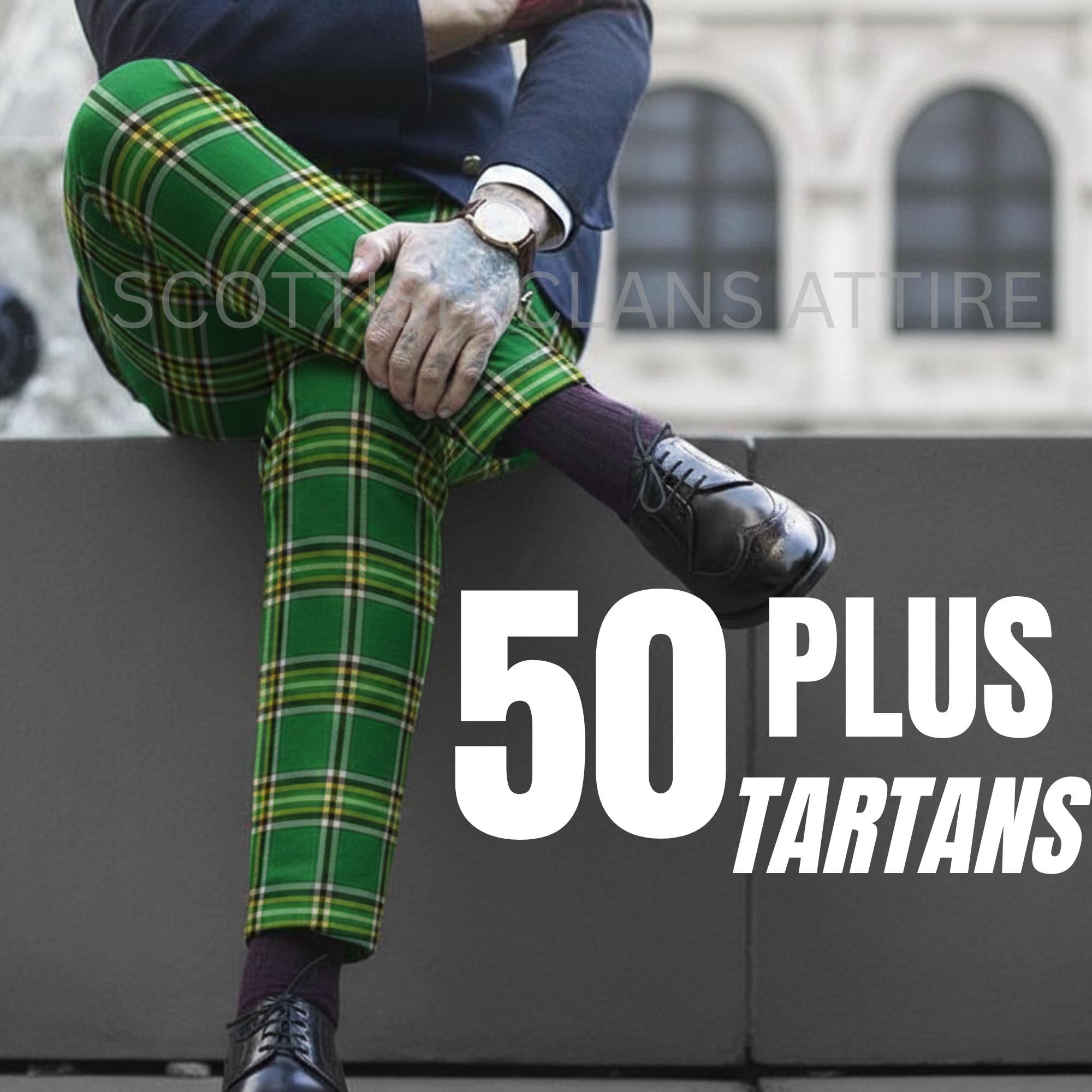 Mens Green Plaid Dress Pants - Etsy