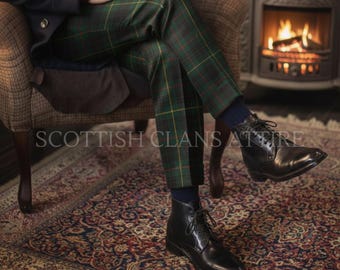Hunting Stewart Tartan Trousers for Men | Scottish Tartan Pants | 50 Tartans available