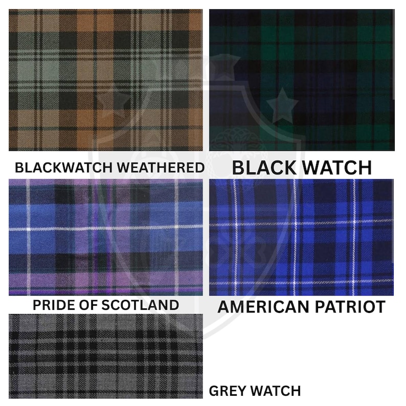 Scottish Men's Custom Tartan Pants Handmade Dress Tartan Pants Highland Tartan Trousers For Men's Available in 50+ Tartans image 3