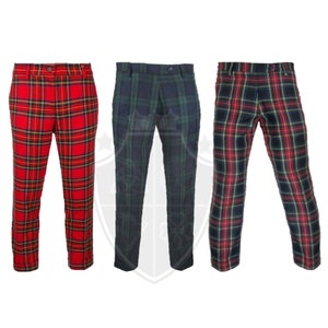 Scottish Man's Tartan Pants Custom Made Tartan Trousers Scottish Man's Tartan Pants Custom Made Tartan Trousers