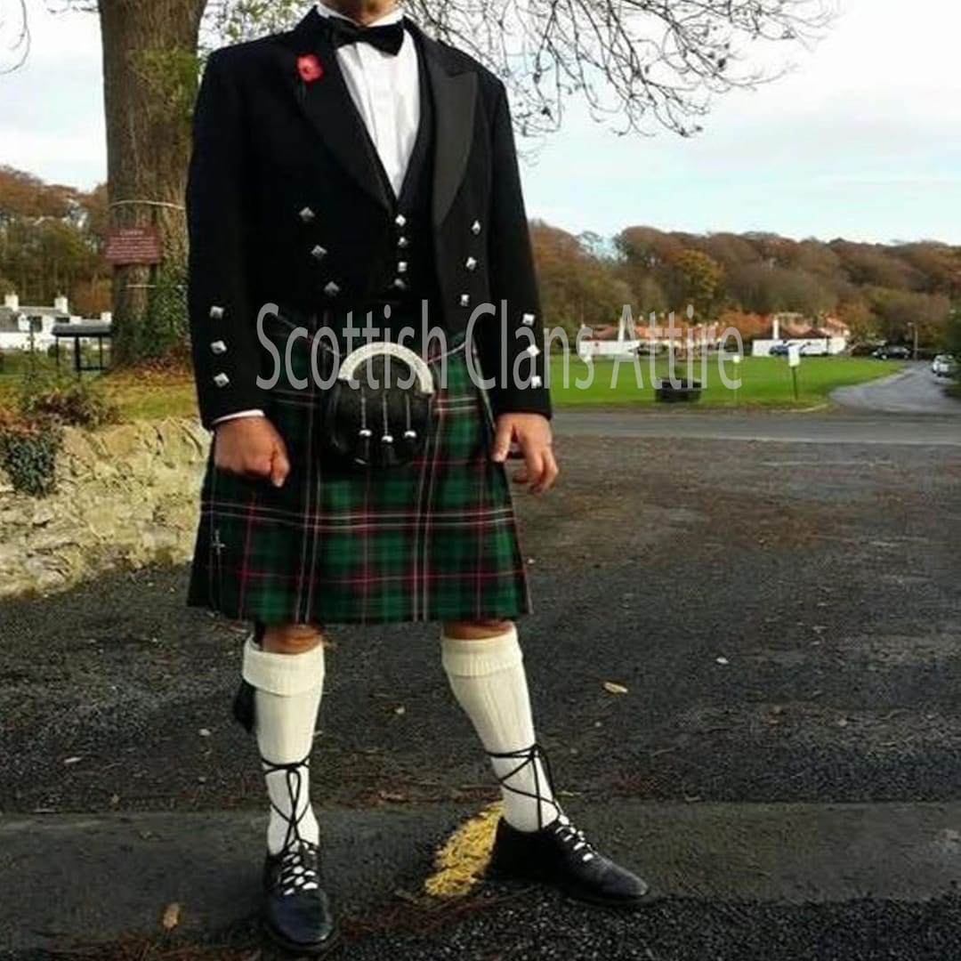 Prince Charlie Kilt Jacket Waistcoat: Scottish Highland Formal