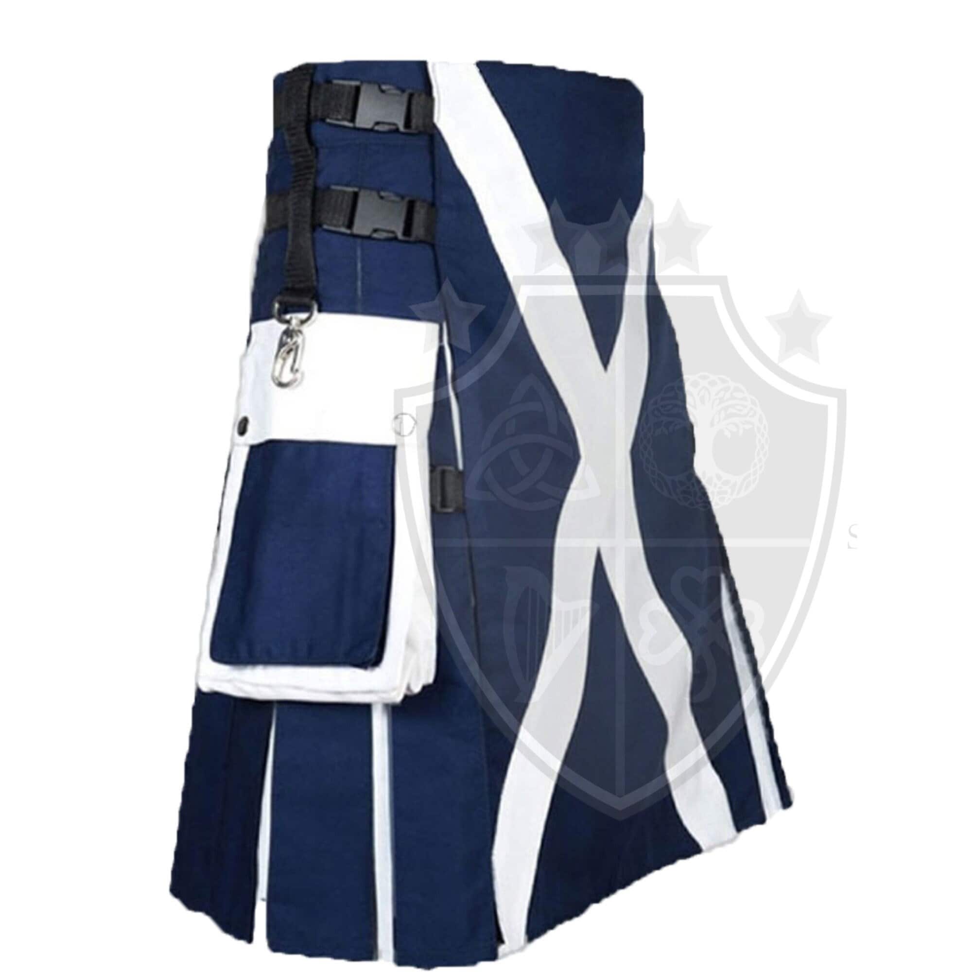 Kilt Uomo – Gonna Scozzese Retrò, Utility Kilt Per Festival E Abbigliamento Casual Gotico - 2