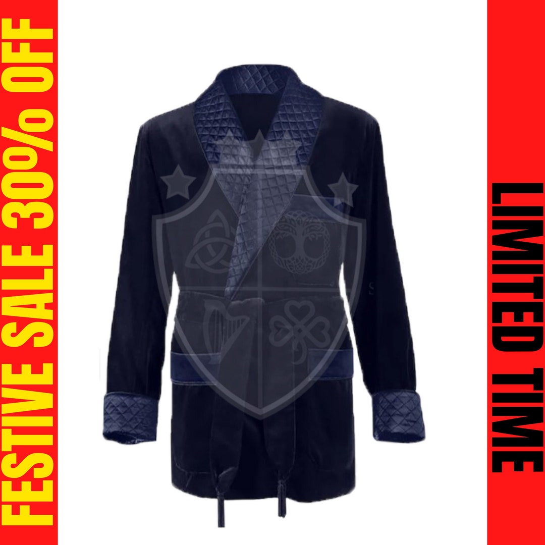 Velvet Robes for Men Quilted Velvet Robes for Men Velvet - Etsy