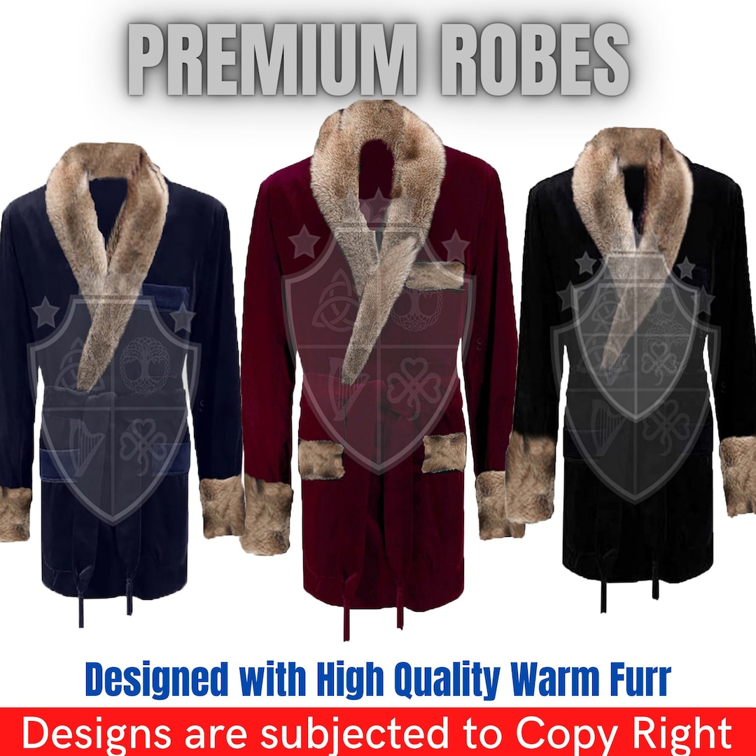Jacket Like A Robe Smoking Jackets for Men - Burgundy Velvet Quilted Dinner Robes ...