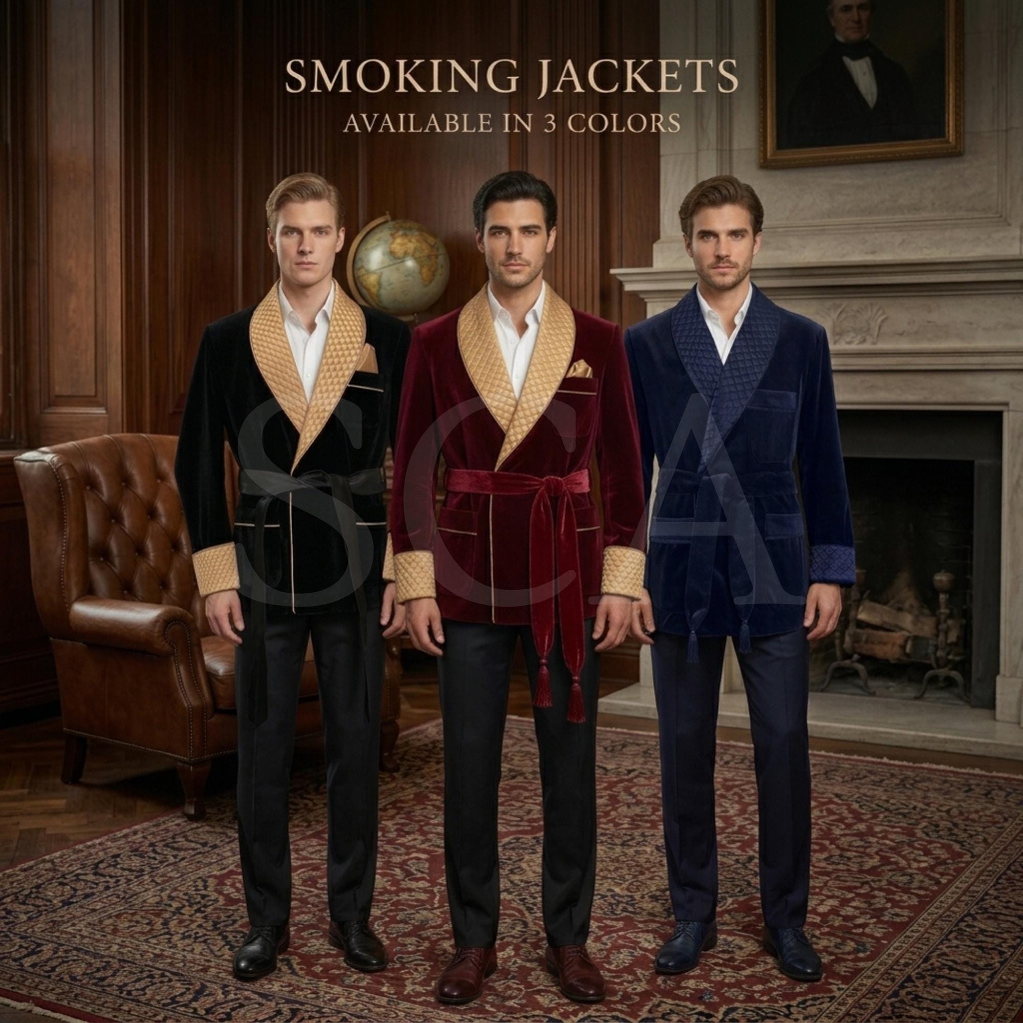 Vintage Smoking Jacket - Etsy