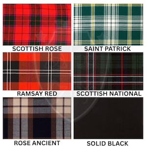 Scottish Men's Custom Tartan Pants Handmade Dress Tartan Pants Highland Tartan Trousers For Men's Available in 50+ Tartans image 8
