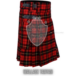 Scottish kilts, tartan kilts, utility kilts, cargo kilts, 8 yard tartan kilts, Hybrid kilts,  Plaid kilts, plaid skirts, custom made kilts, cotton kilt, Halloween kilts, LGBTQ kilts, Pride kilt, kilt for men, gothic kilts, wedding kilts, formal kilts