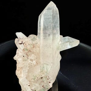 Pink Himalayan Quartz Cluster: Nirvana Ice Quartz Crystal