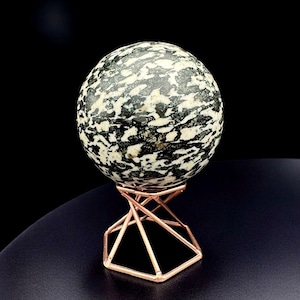 Natural Zebra Jasper Crystal Sphere, Crystal Sphere with Display Stand