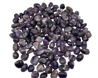 Chevron Amethyst Tumbled Stones, Polished Crystals, Available in 1 kg bags