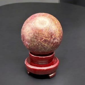 Natural Ruby Kyanite Crystal Sphere, Ultraviolet Ruby Kyanite Crystal Sphere