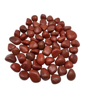Red Jasper Tumbled Stones, Polished Crystals, Available in 1 kg bags