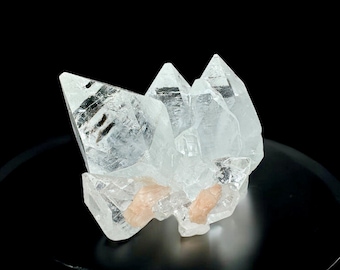 Prismatic Diamond Apophyllite with Stilbite Cluster