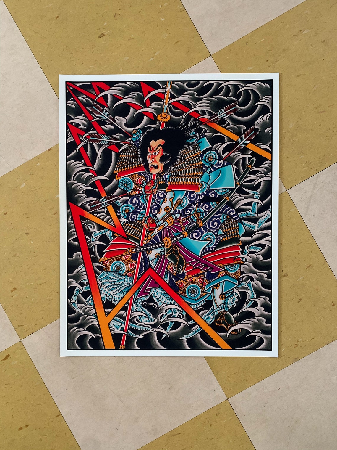 Original Shimsmura Danjo Takanori Print Traditional Japanese | Etsy