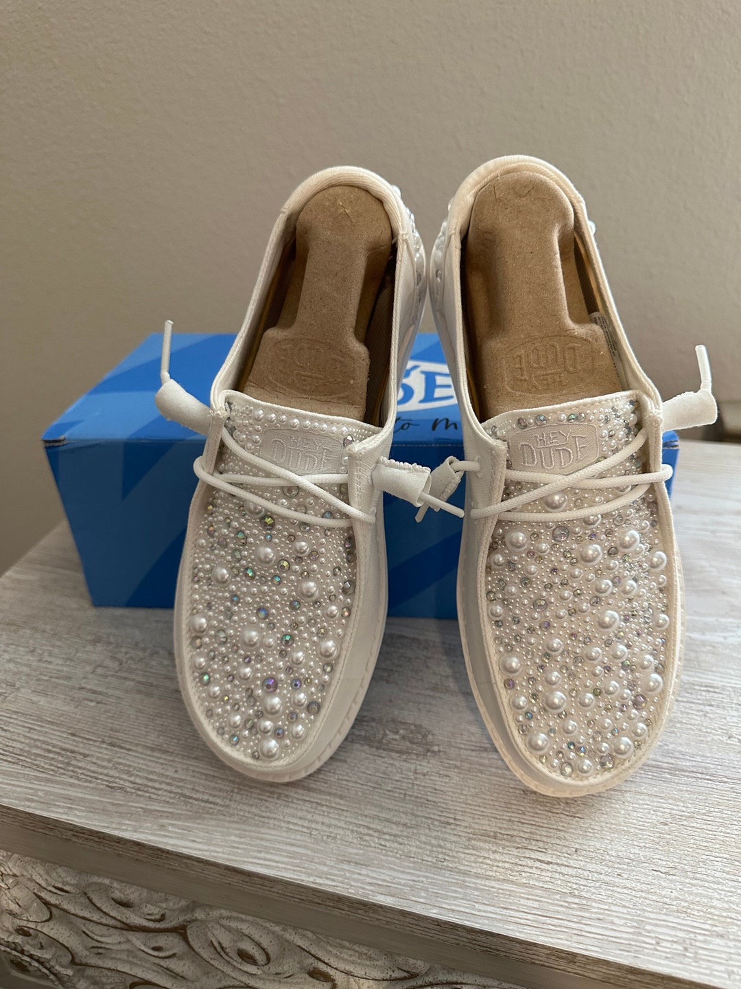 personalised bridal shoes