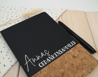 Personalized Notebook - A5 - Thought Collector - Lined