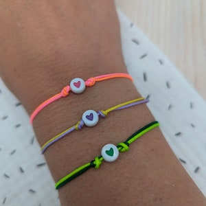 Armband - Herz - Freundschaftsarmband - personalisierbar