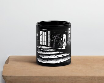 Halloween Black Glossy Mug