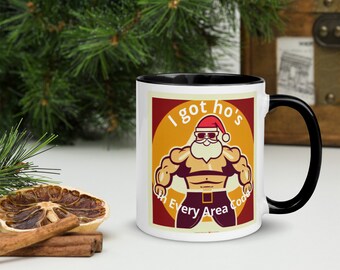 Funny Christmas Mug with Color Inside