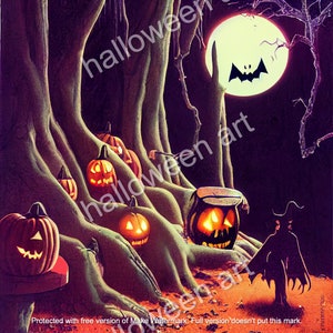 Halloween Digital Art Bundle -PNG-Digital Download