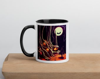Halloween Mug with Color Inside
