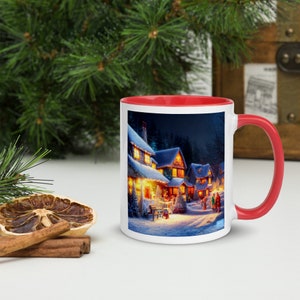 Christmas Mug with Color Inside