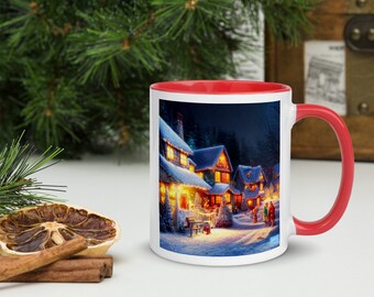Christmas Mug with Color Inside