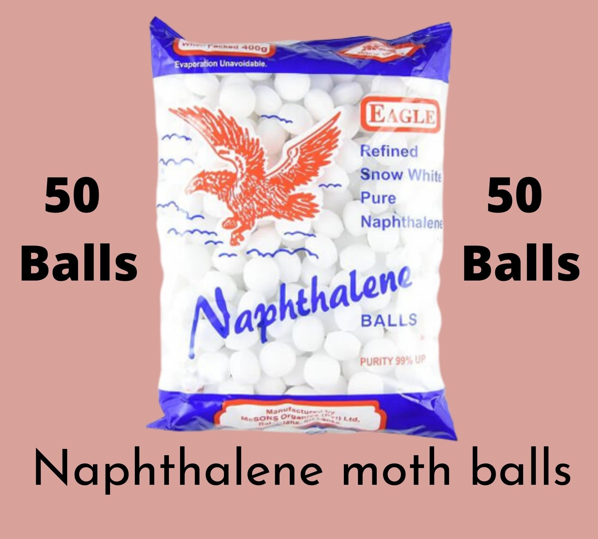 Household Laundry Supplies Home & Garden Napthalene Moth Balls Pest