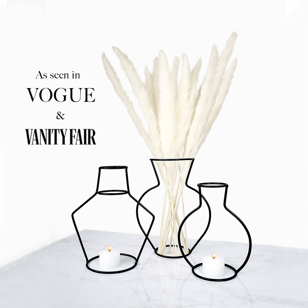 Silhouette Vases Modern Home Decor Decorative Outline Flower Vase New Home Gift Scandinavian