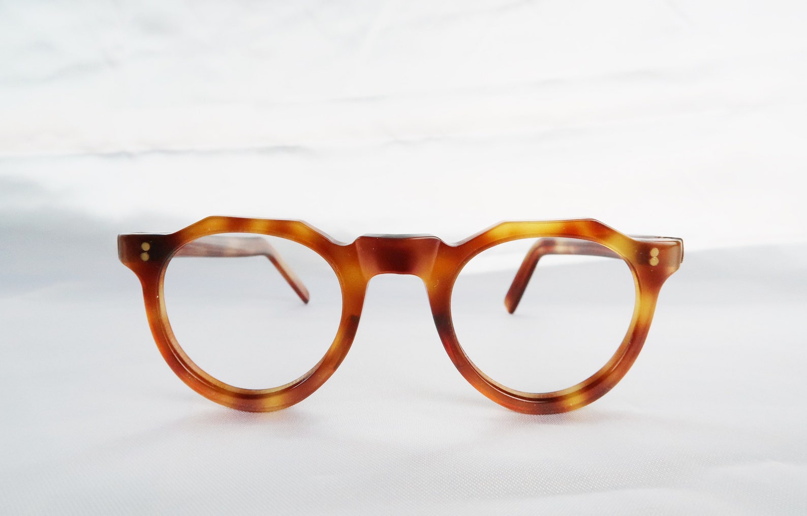 1950's Vintage Eyeglasses Crown Panto Frame France True Etsy