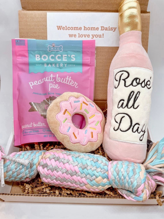 personalized dog gift basket