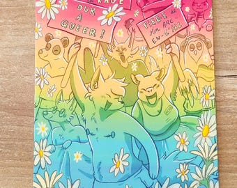 Print PRIDE flower
