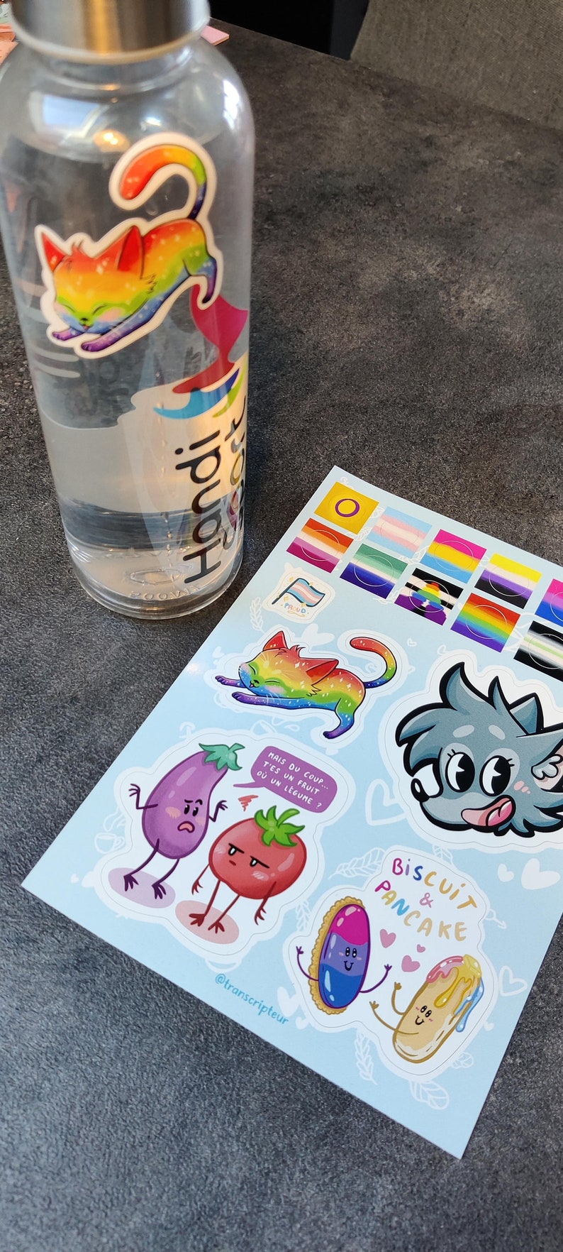 Stickers queer, pride flag, doodles image 6