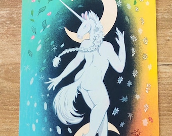 Large Queer Unicorn Print Season
