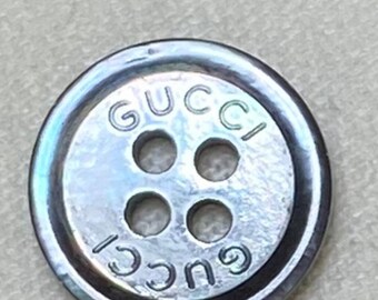 Buttons  GUCCI color gray  , 11 mm (10pcs)