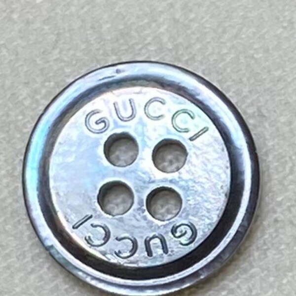 Bottoni GUCCI colore grigio, 11 mm (10pz)